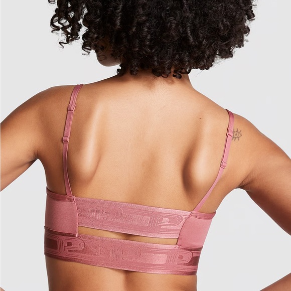 VS Pink Ultimate Scoop Sports Bra, Soft Begonia, Medium - Picture 2 of 10